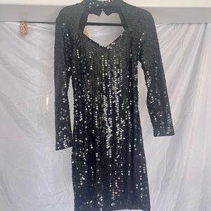 Vintage 80s sequins dress